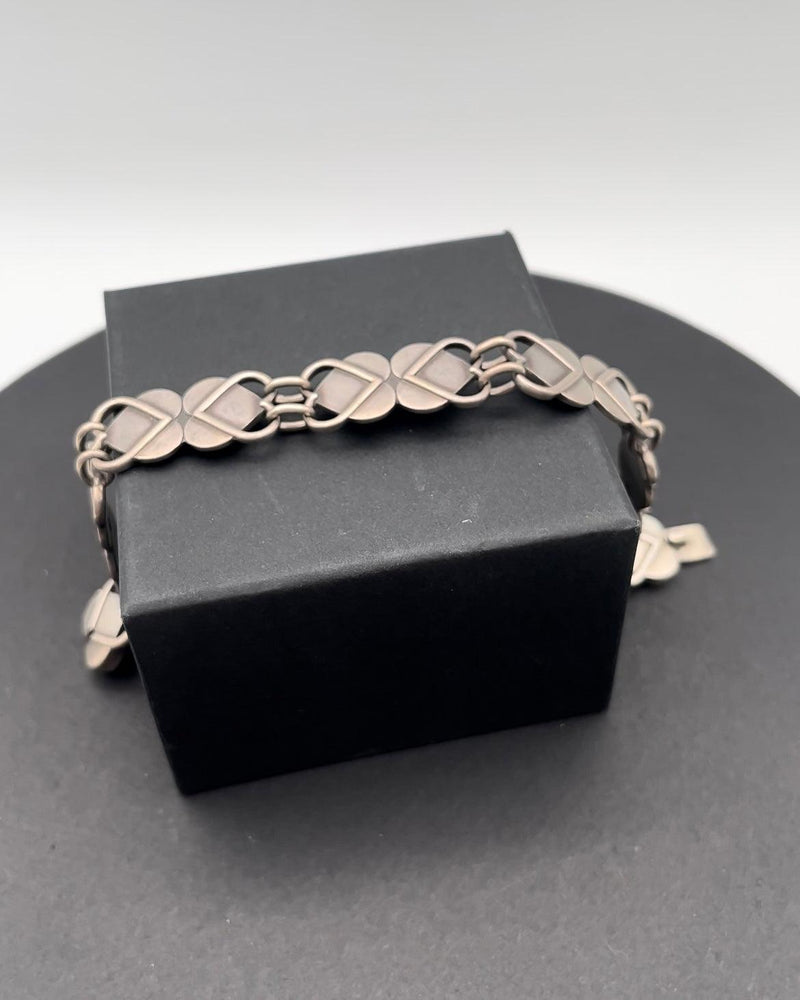 Georg Jensen Sterling Sølv Armlænke No 98 - Danam Antik