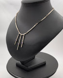 Niels Erik From Sterling Sølv Halskæde med integreret ametyst vedhæng - Danam Antik