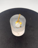 Georg Jensen (Royal Copenhagen) Sterling Sølv(forgyldt)Halskæde med/Porcelæn Vedhæng No 239 - Danam Antik