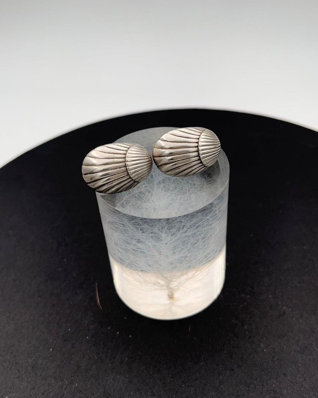 Georg Jensen Sterling Sølv Øreclips No 90. - Danam Antik