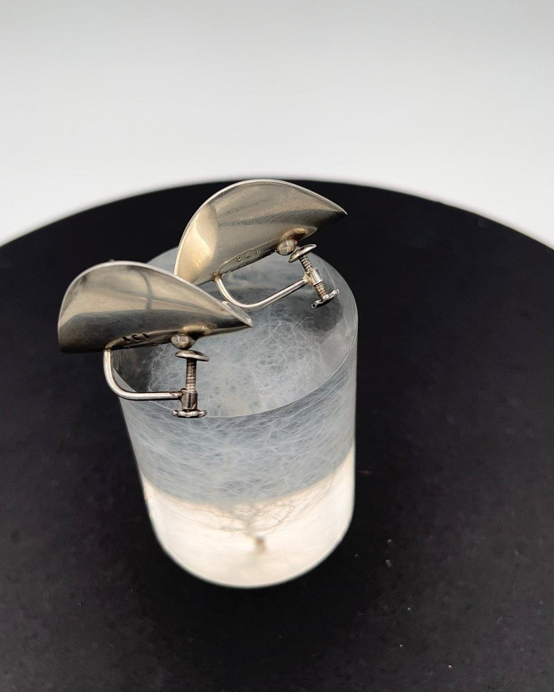 Georg Jensen Sterling Sølv Øreringe No 131 - Danam Antik