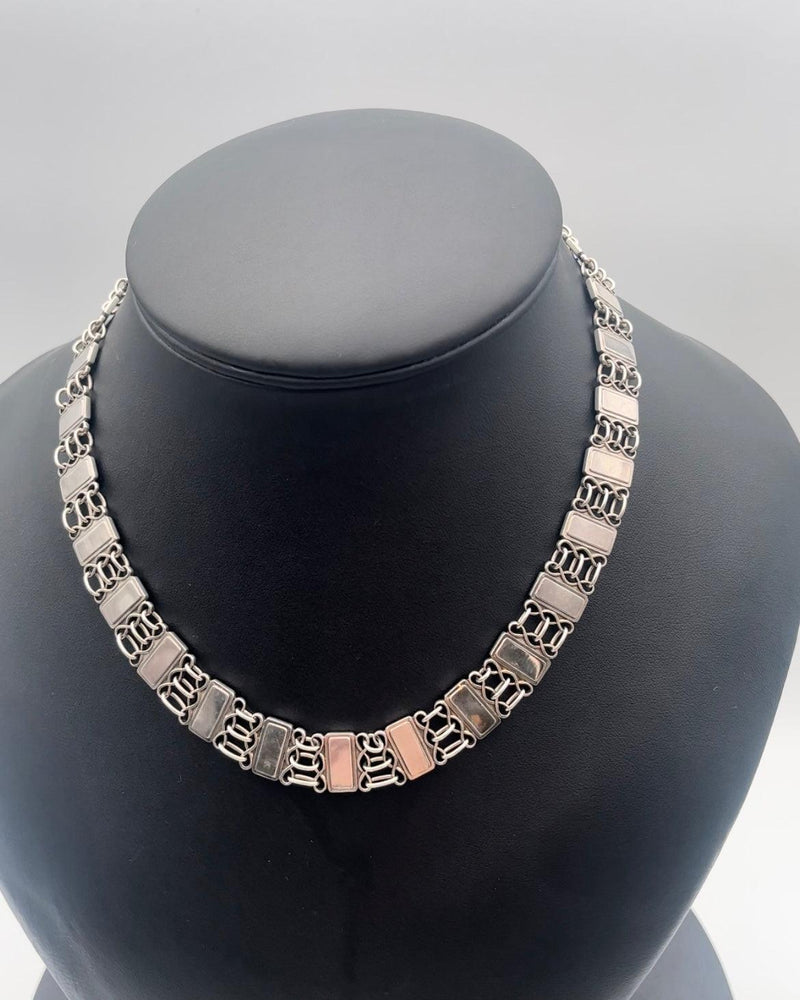 Georg Jensen Sterling Sølv Halskæde No. 63 - Danam Antik