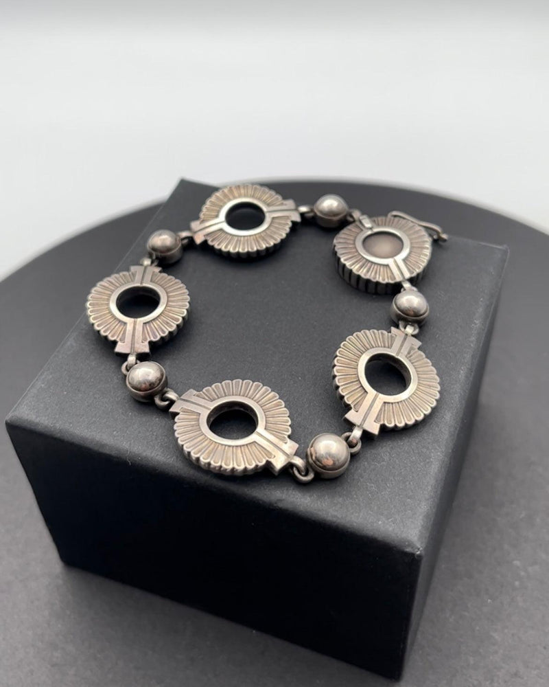 Georg Jensen Sterling Sølv Art Deco Armbånd No 101 - Danam Antik