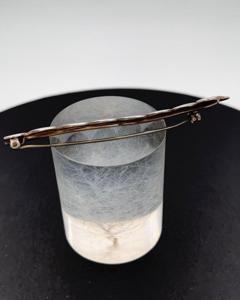 Hans Hansen Sterling Sølv Hjertebroche No 101 - Danam Antik