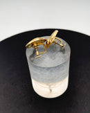 Georg Jensen Forgyldt Sterling Sølv Øreskruer No 100 - Danam Antik