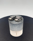 Georg Jensen Sterling Sølv 2008 Års Øreringe Sølvsten (Clips) - Danam Antik