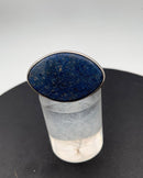 Bent Knudsen Sterling Sølv ring med Blå sten No 204 - Danam Antik