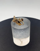 Hans Hansen Øreringe i Forgyldt Sterling Sølv - Danam Antik