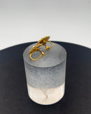 Georg Jensen 18K Guld Øreskruer Prydet med Perle. - Danam Antik