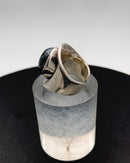 Bent Knudsen Sterling Sølvring No 4 med Hæmatit - Danam Antik