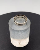 Rauff ring af sterlingsølv med detalje af satineret guld - Danam Antik