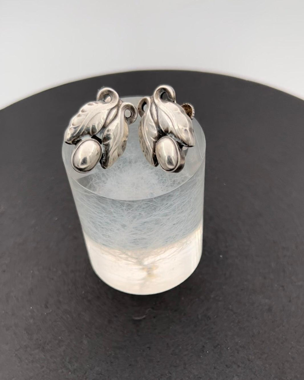 Georg Jensen Sterling Sølv Øreklips No 108 - Danam Antik