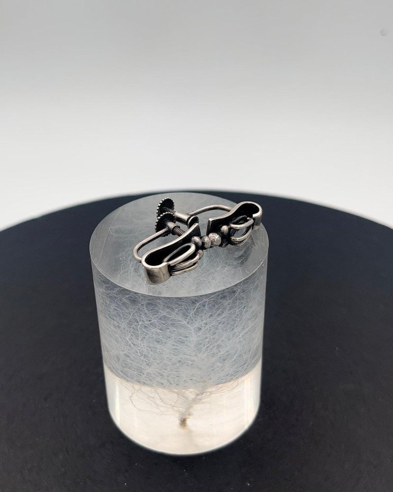 Hans Hansen Sterling Sølv Øreskruer - Danam Antik