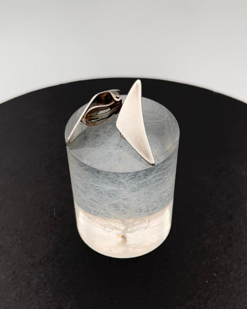 Hans Hansen Sterling Sølv Øreringe No 432 - Danam Antik