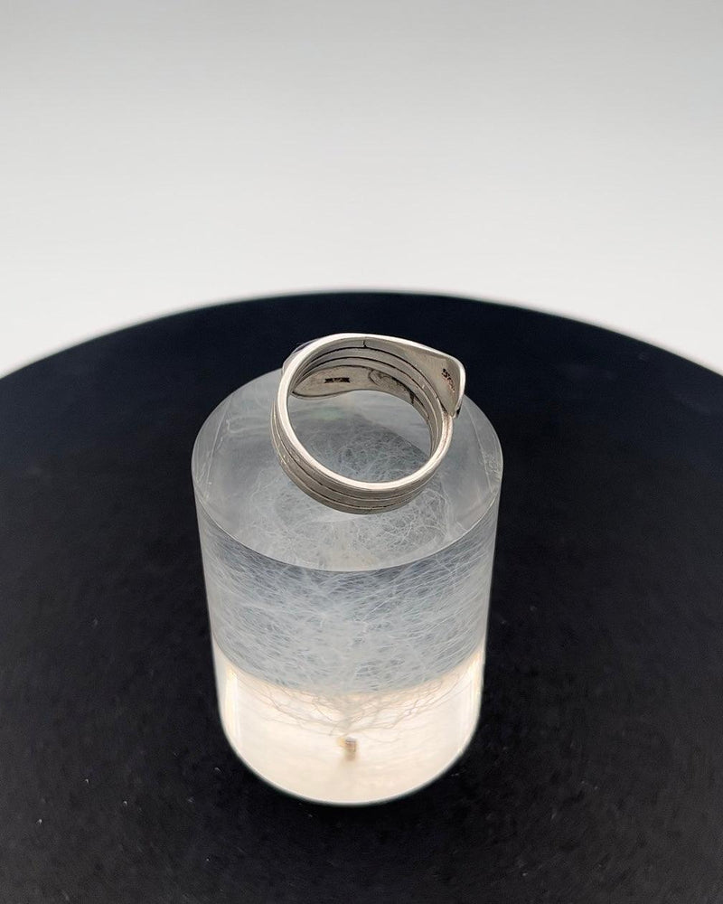 Hans Hansen Sterling Sølv Ring med Amethyst - Danam Antik