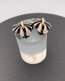 Georg Jensen Sterling Sølv og 18K Guld Lene Munthe Øreringe No 400 - Danam Antik