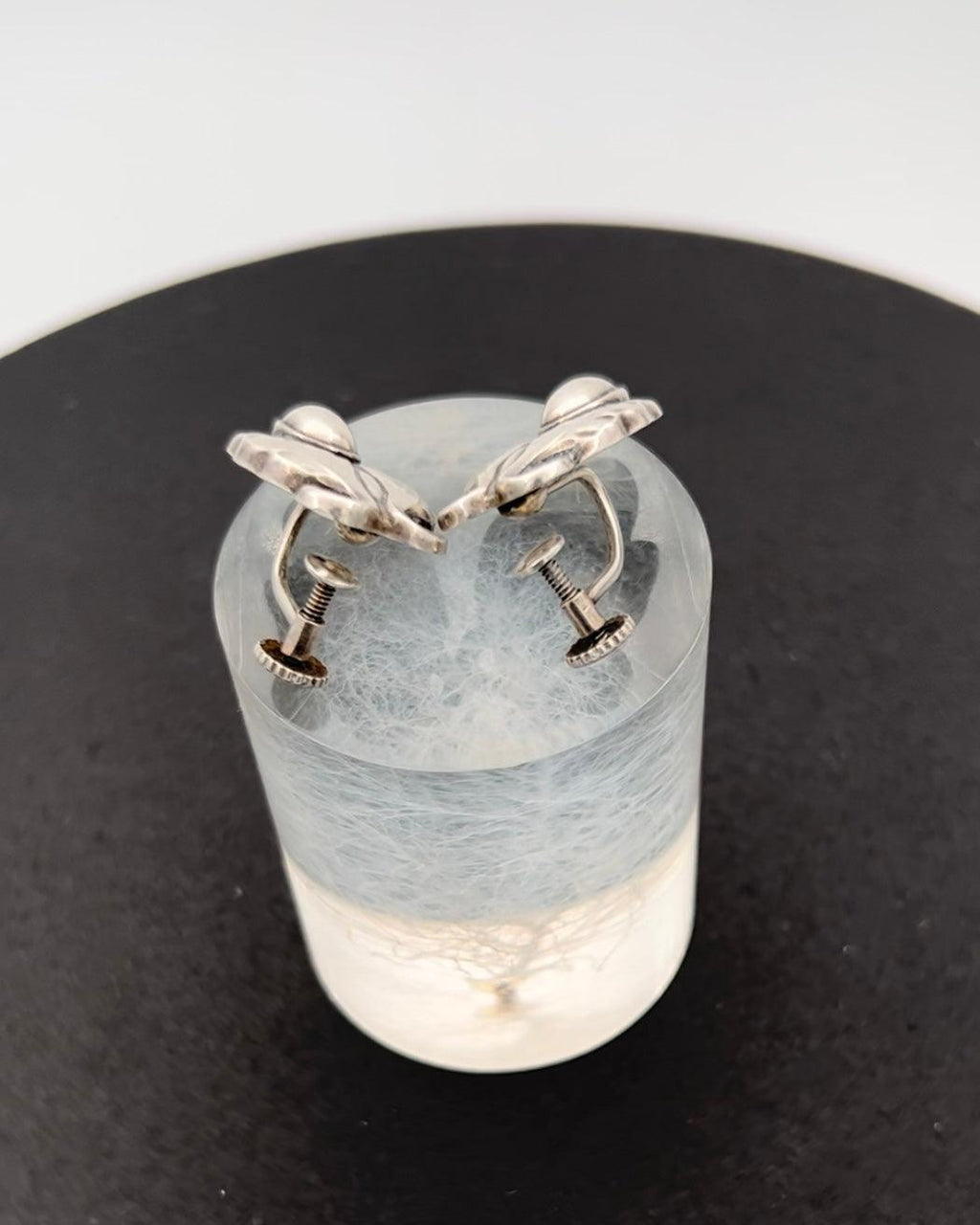 Georg Jensen Sterling Sølv Øreklips No 108 - Danam Antik