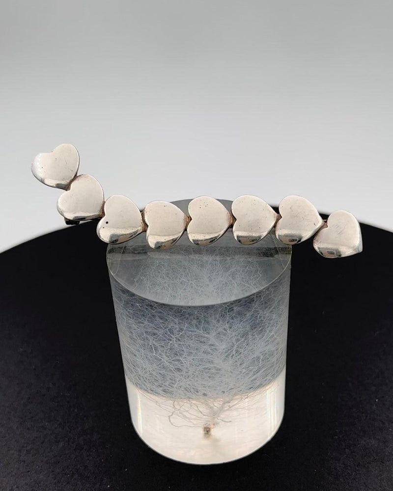 Hans Hansen Sterling Sølv Hjertebroche No 101 - Danam Antik