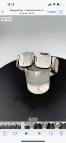 Bent Knudsen Sterling Sølv Armlænke No 20 - Danam Antik