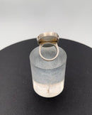 Svend Haugaard Sterling Sølv Ring Med Flot Gylden Meleret Sten - Danam Antik