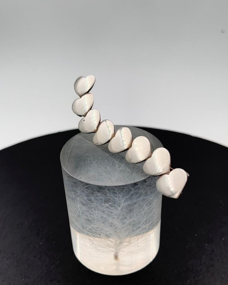 Hans Hansen Sterling Sølv Hjertebroche No 101 - Danam Antik