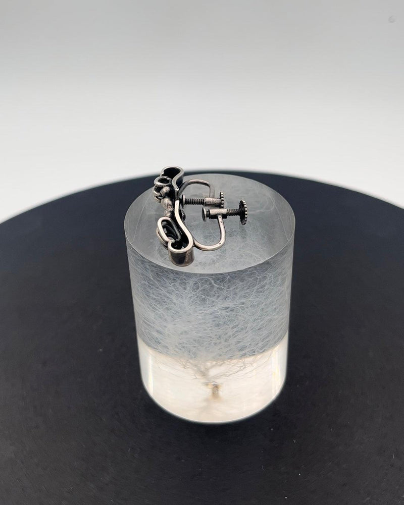 Hans Hansen Sterling Sølv Øreskruer - Danam Antik