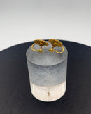 Georg Jensen 18K Guld Øreskruer Prydet med Perle. - Danam Antik