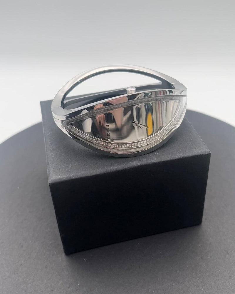 Georg Jensen Damearmbåndsur No 377 "CONTINUITY" med Diamanter - Danam Antik