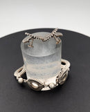 Georg Jensen Sterling Sølv Art Deco Smykke sæt af Armbånd og Øreskruer No 101 og No 97 - Danam Antik