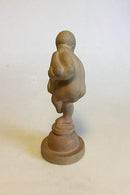 Kähler terracottafigur af Kai Nielsen "Tobias med fisken" No 174 - Danam Antik