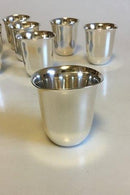 Kay Bojesen Sterling sølv Sæt på 12 stk. Whiskeybægre - Danam Antik