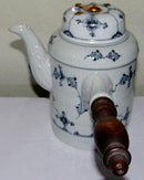 Kgl. Porcelæn Musselmalet Chocolade Kande med Stjert fra ca. 1780 - Danam Antik