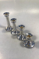 Lysestager Sterling Sølv No 337(4) - Danam Antik