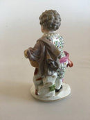 Meissen Figur Dreng med hund - Danam Antik