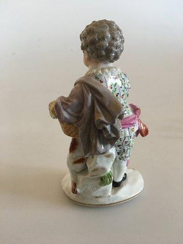Meissen Figurine Boy with Dog