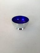 Mogens Bjørn-Andersen Sterling Sølv Lille Skål med blå emalje Birkerød - Danam Antik