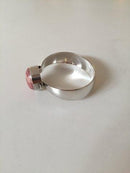 N.E. From Armbånd i Sterling Sølv med Rosa Sten - Danam Antik