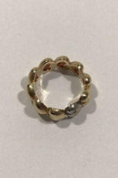 Ole Lynggaard 14K Guld Hjertering m Brillant 0.03 ct - Danam Antik