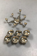 Par Anton Michelsen Sterling Sølv Lysestager/Kertestager - Danam Antik