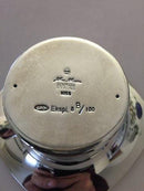 Par Hans Hansen Sterling Sølv Lysestager i moderne design af Leon Kastbjerg Nielsen - Danam Antik