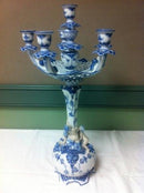 Par Royal Copenhagen Musselmalet Helblonde Kandelaber No 1006 - Danam Antik