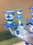 Par Royal Copenhagen Musselmalet Helblonde Kandelaber No 1006 - Danam Antik