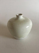 Rørstrand Art Nouveau Vase Krystal glasur lysegrøn/hvid - Danam Antik