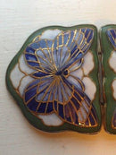 Royal Copenhagen Anton Michelsen Bæltespænde No 336 af Christian Thomsen og er fra 1906 Motiv er sommerfugle - Danam Antik