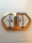 Royal Copenhagen Anton Michelsen Bæltespænde No 336 af Christian Thomsen og er fra 1906 Motiv er sommerfugle - Danam Antik