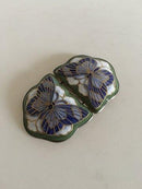 Royal Copenhagen Anton Michelsen Bæltespænde No 336 af Christian Thomsen og er fra 1906 Motiv er sommerfugle - Danam Antik