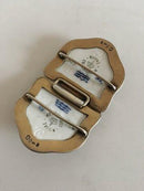 Royal Copenhagen Anton Michelsen Bæltespænde No 336 af Christian Thomsen og er fra 1906 Motiv er sommerfugle - Danam Antik