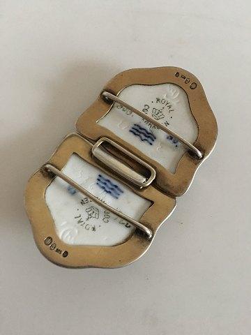 Royal Copenhagen Anton Michelsen Bæltespænde No 336 af Christian Thomsen og er fra 1906 Motiv er sommerfugle - Danam Antik