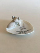 Royal Copenhagen Art Nouvaeu skål med to grise No 1233/953 - Danam Antik