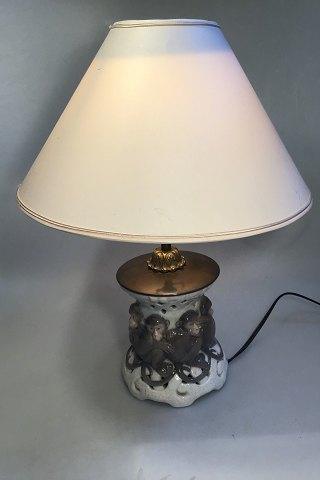 Royal Copenhagen Art Nouveau Bordlampe Abe-motiv No 796/377 - Danam Antik